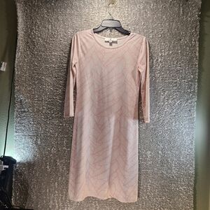 JEAN-PIERRE KLIFA Paris Dress in Floral Print Size XS White Pink Polyester